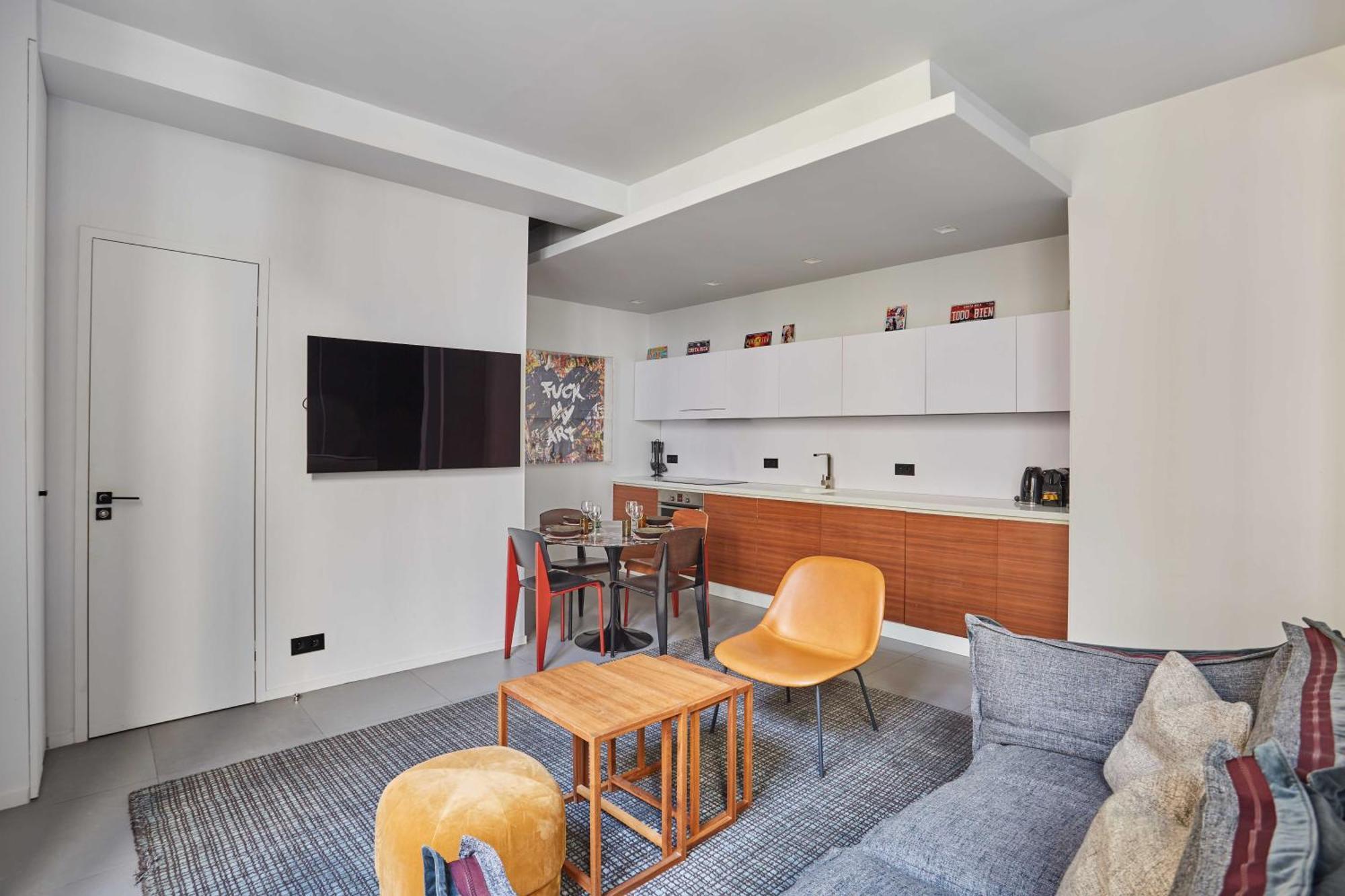 Modern - 1br-2p - Heart Of Le Marais Parijs
